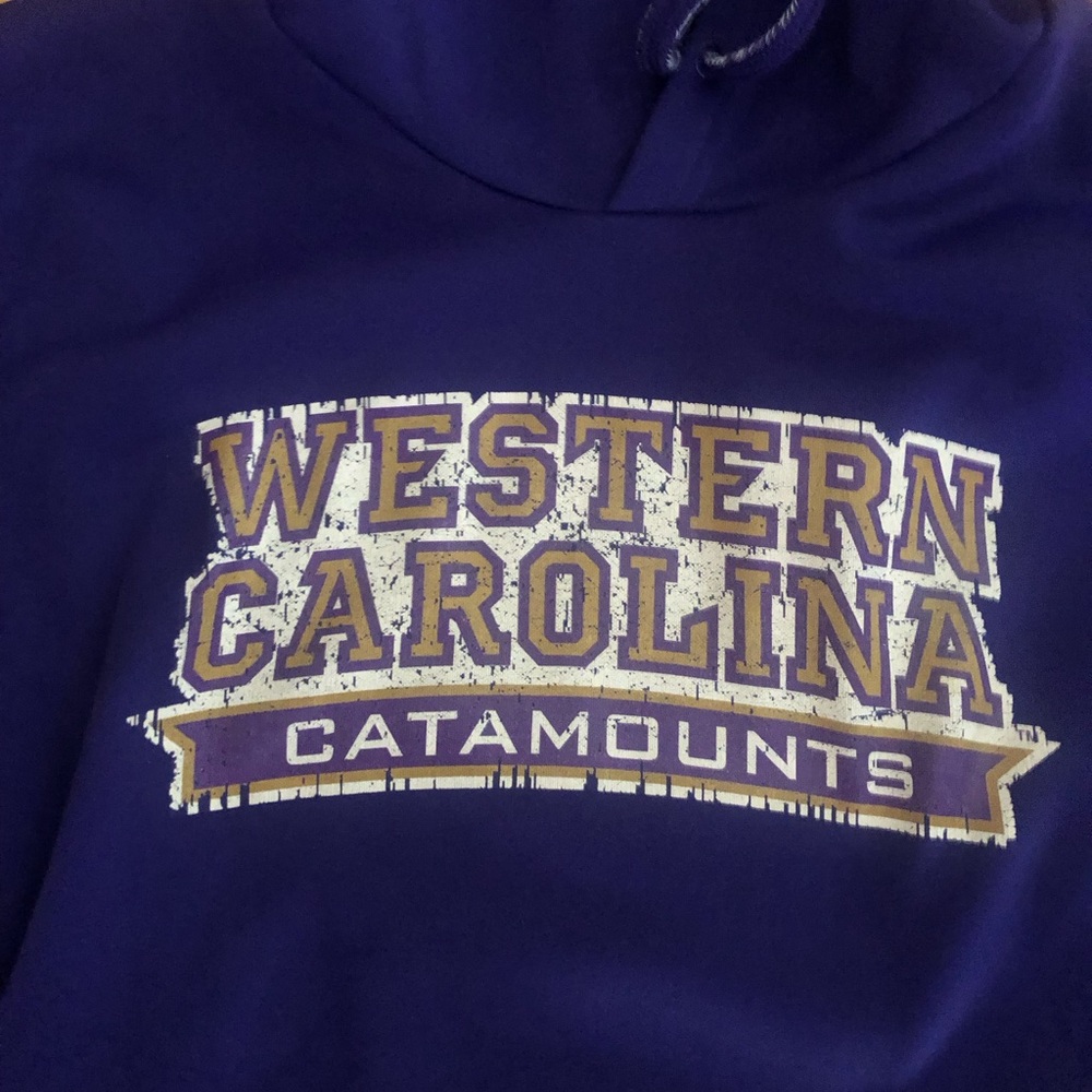 Adidas Western Carolina Catamounts Purple Hoodie - Picture 2 of 4